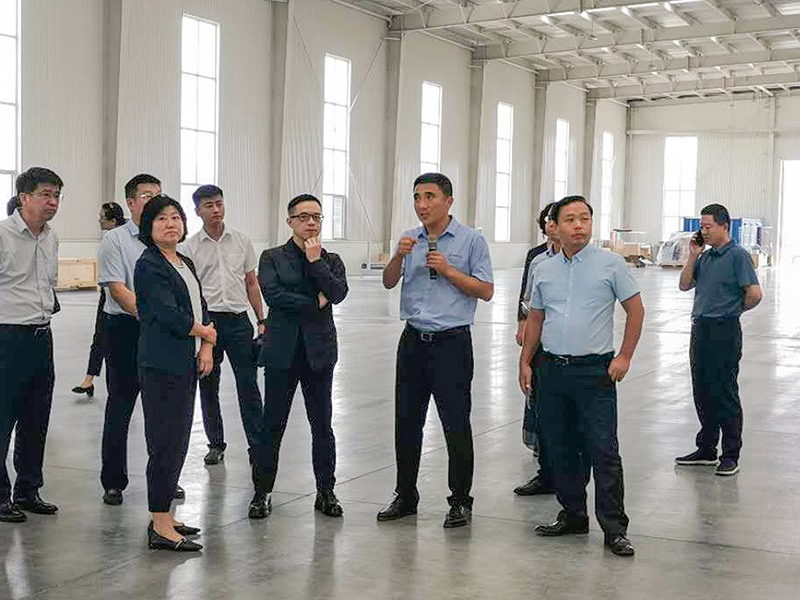 2020年9月中關村科技園區管理委員會副主任翁啟文，中信聯副理事長兼秘書長、北京國信數字化轉型技術研究院院長周劍來晶創考察指導